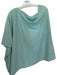 Alashan Cashmere Size One Size Aqua Cashmere Asymetric Poncho Sweater Aqua / One Size