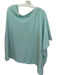 Alashan Cashmere Size One Size Aqua Cashmere Asymetric Poncho Sweater Aqua / One Size