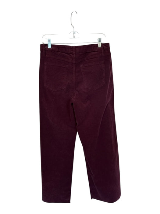 Kut From The Kloth Size 8 Maroon Corduroy High Waist Wide Leg Pants Maroon / 8