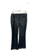 Liverpool Size 28 Black Vegan Leather Mid Rise Bootcut Cropped Pants Black / 28