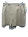Pearl by Lela Rose Size M / 10 Khaki Beige Cotton & Viscose High Waist Shorts Khaki Beige / M / 10