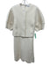 Pearl by Lela Rose Size M/8 Cream White Cotton Blend Sleeveless Dress Set Cream White / M/8