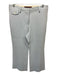Sies Marjan Size 8 Powder Blue Viscose Blend Mid Rise Wide Leg Cropped Pants Powder Blue / 8
