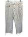 Mother Superior Size 30 Cream White Cotton Denim Mid Rise Wide Leg Raw Hem Jeans Cream White / 30