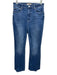 Lucchese Size 29 Medium Wash Cotton Denim Mid Rise Whiskering Pockets Jeans Medium Wash / 29