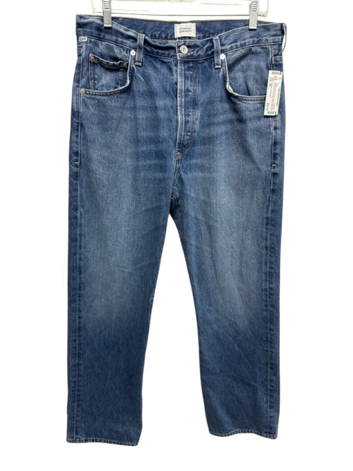 Citizens of Humanity Size 29 Medium Wash Cotton Denim High Rise Whiskering Jeans Medium Wash / 29
