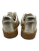 Valentino Garavani Shoe Size 37 Gold & White Leather Upper Gum sole Sneakers Gold & White / 37