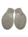 Autry Shoe Size 38 Silver & Beige Leather & Rubber Laces Low Top Sneakers Silver & Beige / 38