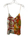 La Prestic Ouiston Size 2 Red, Blue, Yellow Silk Abstract Pattern Block Top Red, Blue, Yellow / 2