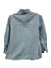 Akris Punto Size 10 Dusty Light Blue Cotton Button Down Collared 3/4 Sleeve Top Dusty Light Blue / 10