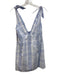 Loveshackfancy Size 6 Light blue & white Cotton Plaid Tie Shoulder Knot Dress Light blue & white / 6