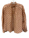 Alix of Bohemia Size S Blush Pink Cotton & Silk All Over Print Button Up Top Blush Pink / S