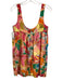 Amanda Uprichard Size S Multicolor Viscose Sleeveless Floral Print Dress Multicolor / S