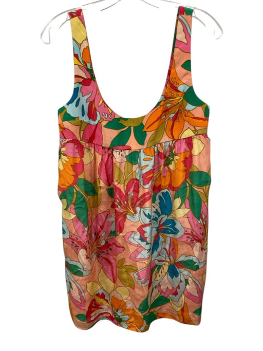 Amanda Uprichard Size S Multicolor Viscose Sleeveless Floral Print Dress Multicolor / S