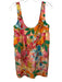 Amanda Uprichard Size S Multicolor Viscose Sleeveless Floral Print Dress Multicolor / S