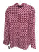Catherine Gee Size S Pink Silk All Over Print Top Pink / S