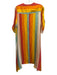 La Prestic Ouiston Size 1 Multicolor Silk Striped Button Detail Dress Multicolor / 1