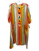 La Prestic Ouiston Size 1 Multicolor Silk Striped Button Detail Dress Multicolor / 1