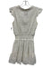 Bell Size XS White Cotton Cap Sleeve Tassel Tie Detail Broderie Anglaise Dress White / XS