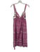 Sofie the Label Size S Pink & White Cotton Ric Rac Sleeveless Midi Dress Pink & White / S