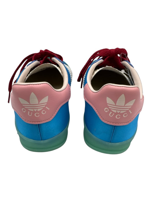 Adidas x Gucci Shoe Size 6 Blue & Multi Leather Low Top Lace Up Sneakers Blue & Multi / 6