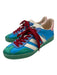 Adidas x Gucci Shoe Size 6 Blue & Multi Leather Low Top Lace Up Sneakers Blue & Multi / 6