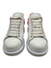 Alexander McQueen Shoe Size 38 White & Pink Leather Oversized Low Top Sneakers White & Pink / 38