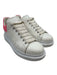 Alexander McQueen Shoe Size 38 White & Pink Leather Oversized Low Top Sneakers White & Pink / 38