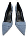 Alexandre Birman Shoe Size 38 Light Blue Leather Suede Stiletto Pumps Light Blue / 38