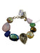 J. Crew Multicolor Metal Toggle Clasp Jeweled Bracelet Multicolor