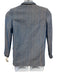 Forte Forte Size M / 2 Blue Print Cotton Blend Herringbone Double Breast Jacket Blue Print / M / 2