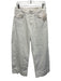 Rag & Bone Size 29 White Cotton Denim High Rise Wide Leg Jeans White / 29
