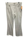 AMO Size 28 White Cotton Denim Mid Rise Boot Cut Jeans White / 28