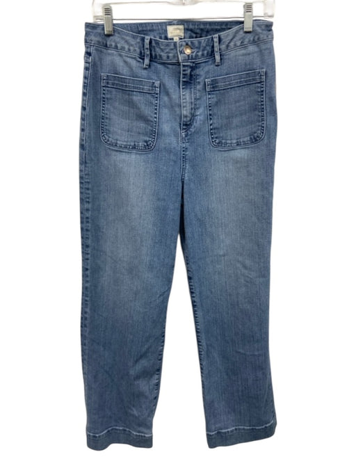 Ann Mashburn Size 30 Medium Wash Cotton Denim Front Pockets High Rise Jeans Medium Wash / 30