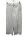 Spanx Size M White Cotton Blend Stretch Wide Leg Crop Pants White / M
