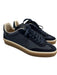 Loro Piana Shoe Size 38 Navy Blue & Brown Suede & Denim Laces Sneakers Navy Blue & Brown / 38