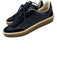 Loro Piana Shoe Size 38 Navy Blue & Brown Suede & Denim Laces Sneakers Navy Blue & Brown / 38