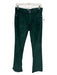 Frame Size 29 Dark Green Cotton Corduroy Bootcut High Rise Ankle Slits Jeans Dark Green / 29