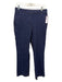 Pearl by Lela Rose Size 10 Dark Wash Cotton Blend High Rise hook & zip Pants Dark Wash / 10