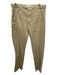 AMO Size 29 Khaki Beige Cotton & Lyocell Button & Zip Carpenter Pocket Pants Khaki Beige / 29