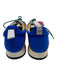 Closed Shoe Size 37 Brown, Blue, Pink Canvas & Leather Laces Sneakers Brown, Blue, Pink / 37