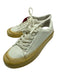 Vince Shoe Size 6.5 Ivory & Yellow Leather & Rubber Ombre Dip dye Laces Sneakers Ivory & Yellow / 6.5