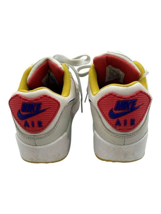 Nike Shoe Size 8 White & Multi Synthetic Lace Up Logo Sneakers White & Multi / 8