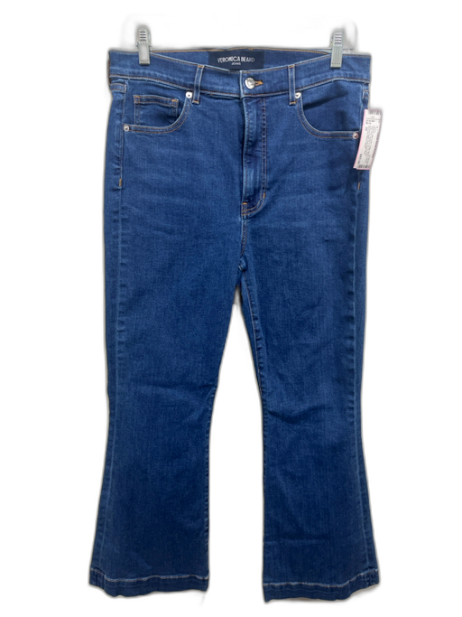 Veronica Beard Jeans Size 30 Medium dark wash Cotton Blend Denim High Rise Jeans Medium dark wash / 30