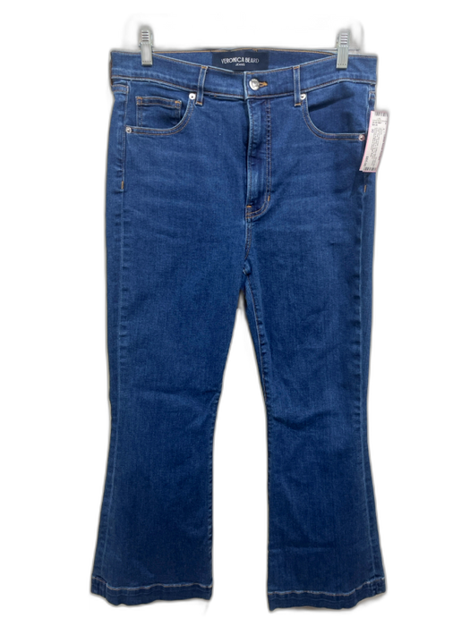 Veronica Beard Jeans Size 30 Medium dark wash Cotton Blend Denim High Rise Jeans Medium dark wash / 30