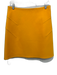 Lafayette 148 Size 4 Marigold Yellow Wool Back Zip Darted A Line Skirt Marigold Yellow / 4