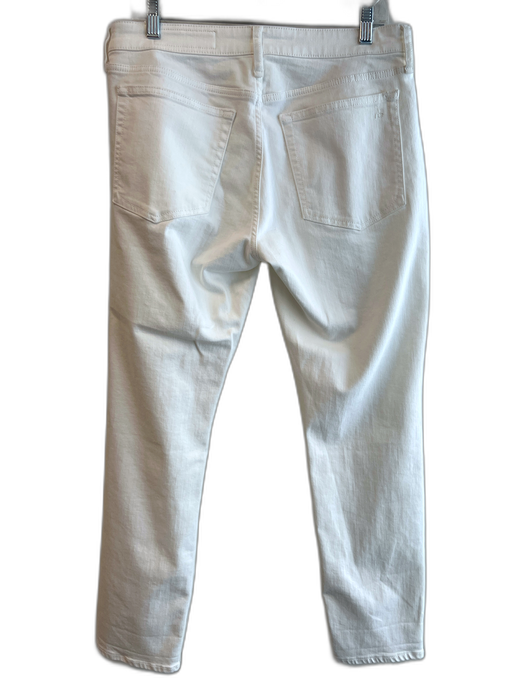 Rag & Bone Size 29 Ivory Cotton Blend Low Rise Zip Fly 5 Pieces Skinny Jeans Ivory / 29
