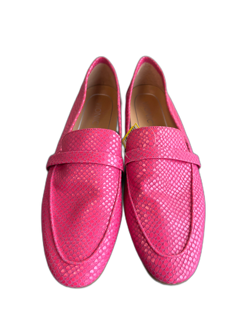 Vionic Shoe Size 9.5 Pink Leather Almond Toe Reptile Embossed Loafer Shoes Pink / 9.5