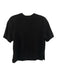 Kilte Size S / 1 Black Cashmere Elastic Waist Wide Leg Crop Pant Set Black / S / 1