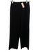 Kilte Size S / 1 Black Cashmere Elastic Waist Wide Leg Crop Pant Set Black / S / 1